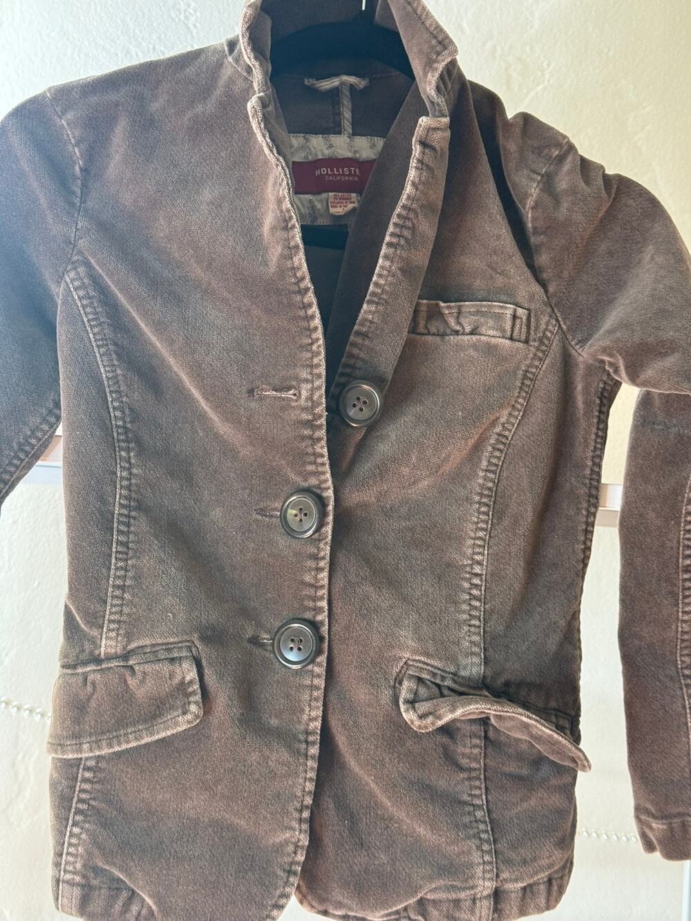 HOLLISTER Y2K Corduroy blazer in Brown S